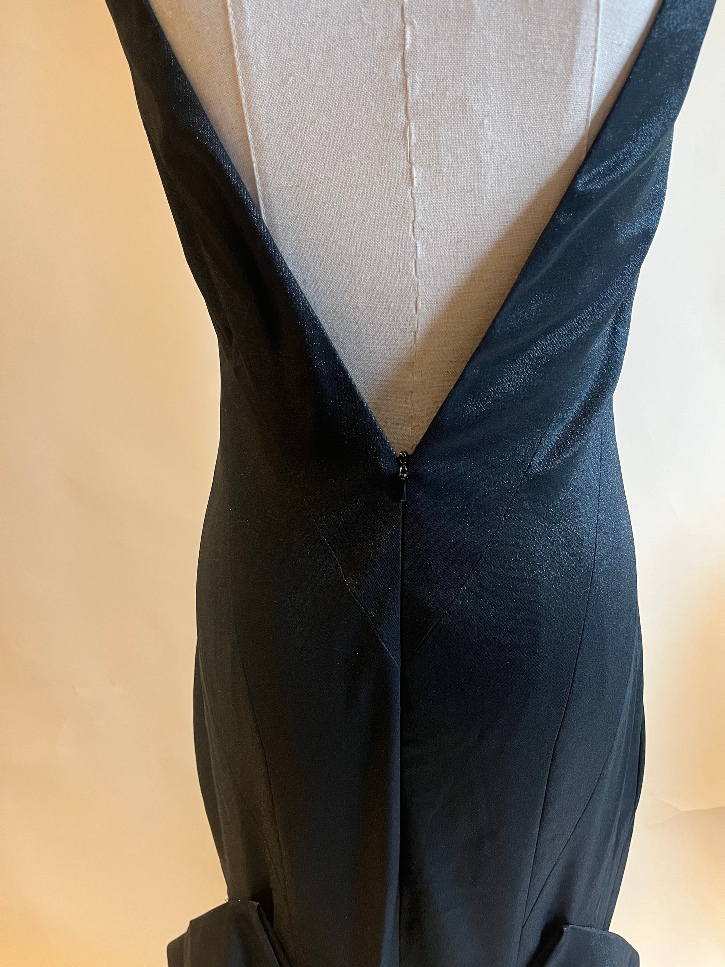 00’s Karen Millen black ballgown