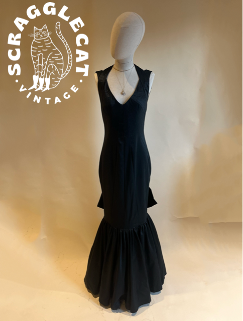 00’s Karen Millen black ballgown
